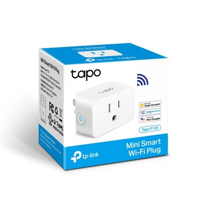 公司貨~TP-LINK TAPO P125 迷你型 Wi-Fi 智慧插座 遠端控制 輕巧 語音控制 HomeKit