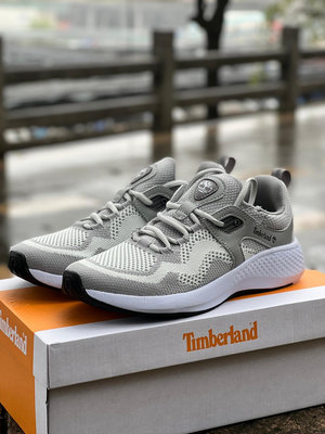 Timberland休閒運動男鞋新款戶外輕便舒適透氣防滑休閑運動鞋 灰色40-45