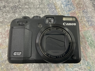 [保固一年][高雄明豐] 95新 Canon G12 CCD 數位相機 功能都正常 便宜賣 g11 g15 g16 [D2010]