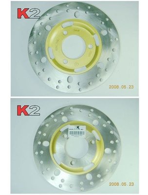 K2零件王＊＊全新原廠型前碟圓盤不鏽鋼..迅光/頂迅-125.BWS-50/100.