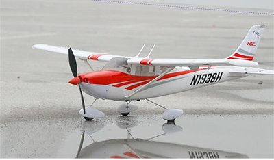 《TS同心模型》TOP RC 1000mm 西斯納Cessna 182 PNP版 (紅色)