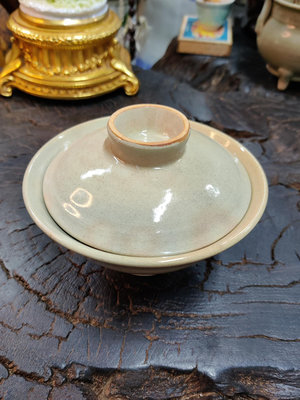 日本昭和早期，精品秋燒斗笠茶蓋碗，喝茶佳器，未使用，保存完好