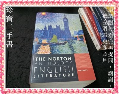 【珍寶二手書3B34】The Norton Anthology of English Literature約20多頁劃記