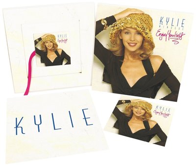 Kylie Minogue凱莉米洛Enjoy Yourself CD+DVD+LP彩膠唱片(精裝版)