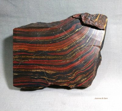帶狀鐵岩 Banded Iron Formation(鐵虎眼)#6~地球古老的沉積岩，來自26億年前的太古宙鐵岩