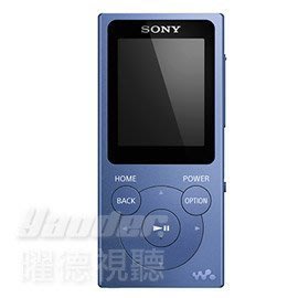 【曜德】SONY NW-E394 藍色 8GB 數位隨身聽 震撼低音