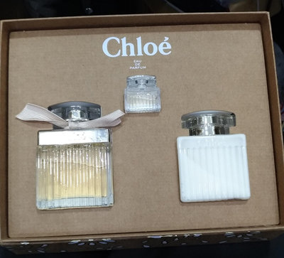 Chloe 同名女性淡香精禮盒(淡香精75ml+小香5ml+身體乳100ml)