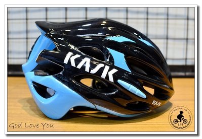 (高雄191) 義大利KASK MOJITO 自行車帽(黑藍)