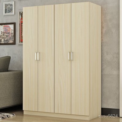 衣櫃簡約現代經濟型實木組裝板式臥室簡易兒童木質衣櫥租房宿舍 8QU5