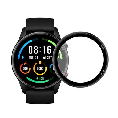 XIAOMI MI 適用於小米 Mi 智能手錶彩色屏幕保護套的 3d 全曲面 Smartwatch 軟保護膜保護套