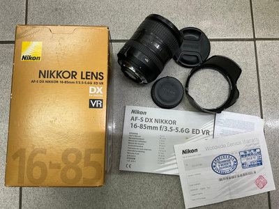 [保固一年[高雄明豐]公司貨Nikon AF-S 16-85mm F3.5-5.6 G VR [B1310]
