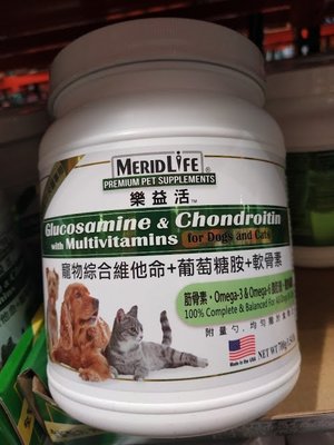 樂益活 寵物綜合維他命+葡萄糖胺+軟骨素配方-犬貓專用