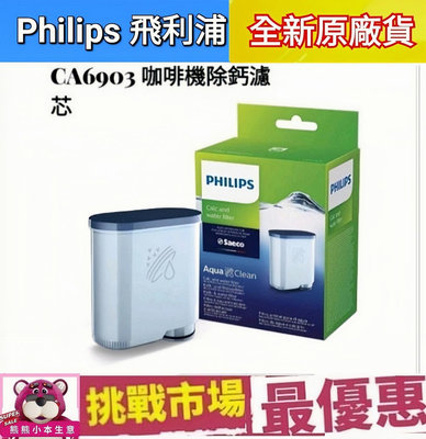 (全新品現貨) Philips 飛利浦 Saeco CA6903 咖啡機 除鈣 除垢 濾芯 濾心  (單入裝)