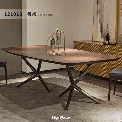 【大熊傢俱】EN 121018 餐桌 飯桌 會議桌 輕奢 現代風 簡約 設計師款 餐廳 不鏽鋼 訂色 客訂