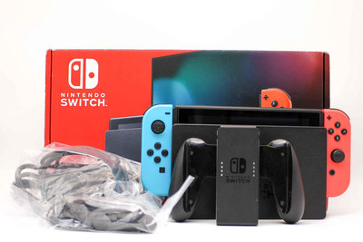 【高雄青蘋果3C】Nintendo Switch 紅藍版 電力加強版 二手電玩主機#88457