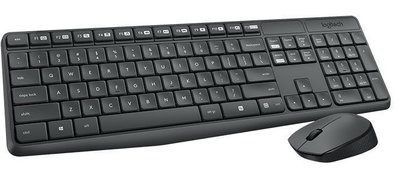 ~協明~ 羅技 MK235 無線滑鼠鍵盤組 全尺寸傳統鍵盤 防潑濺 防褪色 傾斜立架 滑鼠電源開關