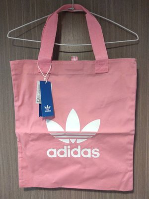 (現貨) adidas PINK 粉色手提帆布袋/購物袋