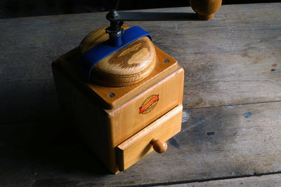挖你老物《 德國 1950 Leinbrock's Ideal 手搖咖啡磨豆機 》老件 vintage 古董 二手 舊貨