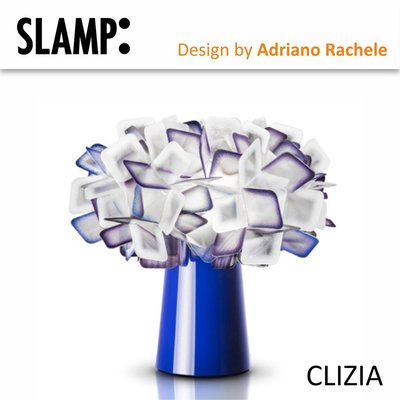【Alex】義大利 SLAMP: CLIZIA 桌燈 / 藍色 / Italy (原裝進口)