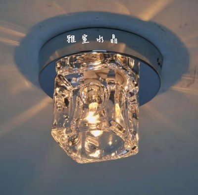 雅室水晶燈-方塊水晶玻璃吸頂燈MH-L81802特價350元