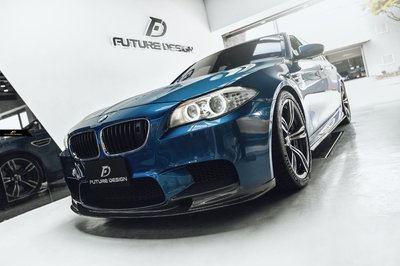 【政銓企業有限公司】BMW F10 正 M5 專用 3D 款 CARBON  碳纖維 卡夢前下巴 現貨供應 免費安裝