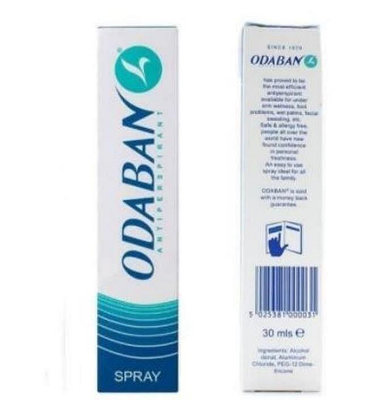 英國 ODABAN 優得芬 止汗噴霧劑30ml