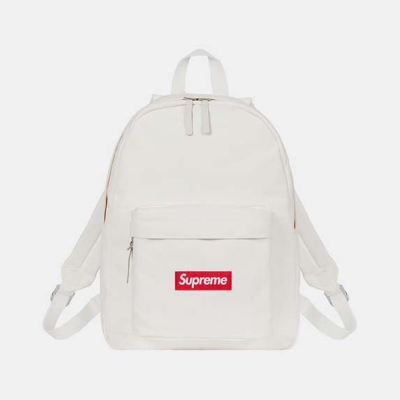 SUPREME 20AW CANVAS BACKPACK 20L 白/黑18oz 厚磅帆布後背包| Yahoo