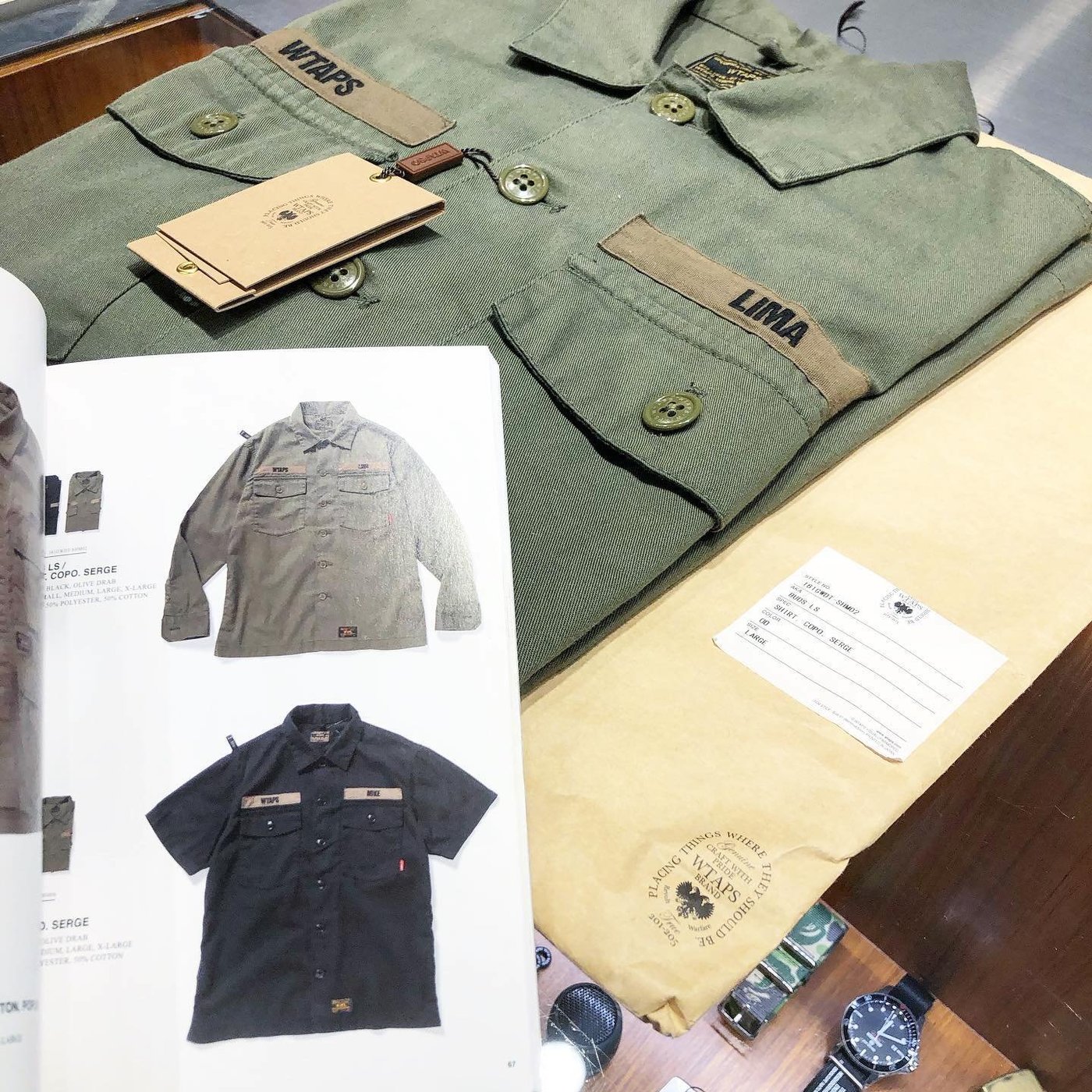 希望商店】WTAPS BUDS LS 16SS 經典兩袋軍衫| Yahoo奇摩拍賣