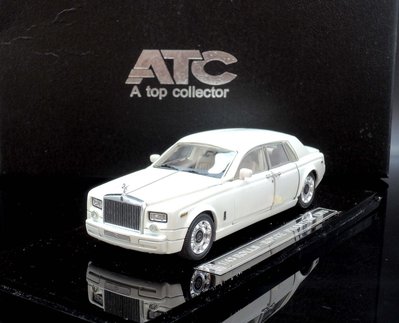 【M.A.S.H】[絕版品特價] ATC 1/43 Rolls Royce Phantom LWB white 四門可開