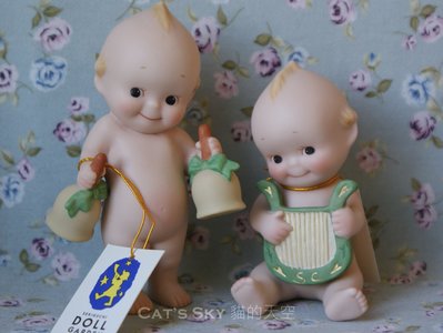 《Cat Sky》日本Kewpie音樂系列．手搖鈴陶瓷Q比娃娃．聖誕節特價／情人節禮物