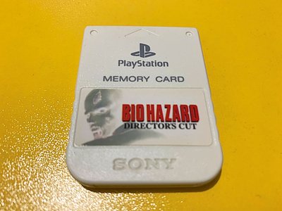 幸運小兔 PS1 PS 惡靈古堡 經典 導演版 BIOHAZARD 日本製 PS記憶卡 PlayStation專用