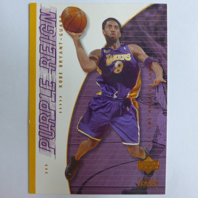 ~ Kobe Bryant ~名人堂/小飛俠/黑曼巴/柯比·布萊恩 2001年UD.NBA籃球卡 #437