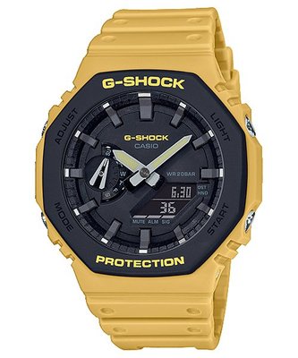 CASIO手錶公司貨G-SHOCK八角形 農家橡樹 GA-2110SU-9A~GA-2100