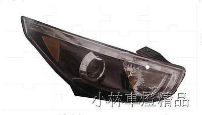 全新外銷件現代 IX35 DRL 日行燈 R8 黑框晶鑽 導光條 LED 燈眉魚眼大燈