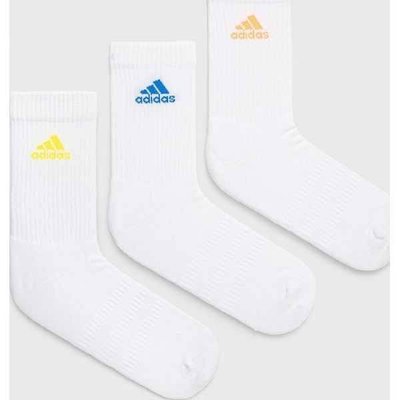 【adidas 愛迪達 】Cushioned Crew Socks 運動襪 三雙一組 尺寸Ｓ #HI3433