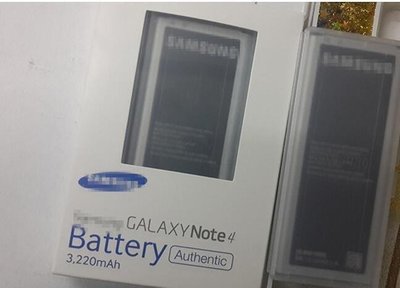 【現貨】全新盒裝 三星原廠 電池 3220MAh毫安培 SAMSUNG GALAXY Note4 N910 SA