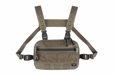 [01] PSIGEAR RF-1 多功能 胸包 綠 ( PSI包包軍品真品警用軍用槍盒槍包槍袋雜物袋工具袋證件袋零錢包
