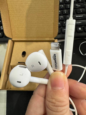 全新未拆封 Apple Linghtning耳機線 MFi認證線 iPhone認證耳機線 支援iPhone iPad iPad 現貨