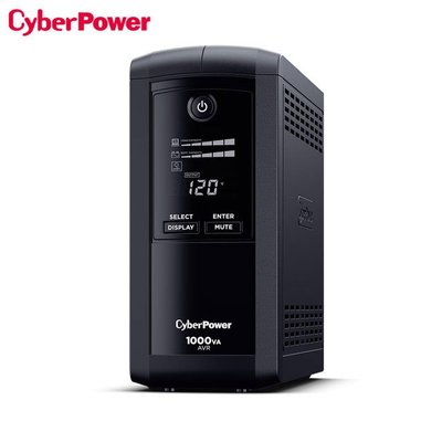 【也店家族 】CyberPower 碩天1000VA 在線互動式  不斷電系統 UPS CP1000AVRLCDa