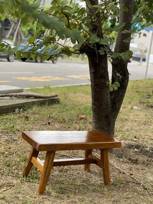 🌲老柚木自然風蘇活矮長凳 穿鞋椅【更美歐洲傢飾精品Amazing House】台南