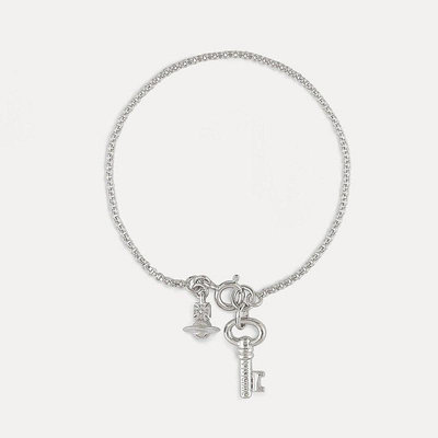 UU代購#Vivienne Westwood 西太后春夏 新款Eunice系列鑰匙土星手鏈項鏈