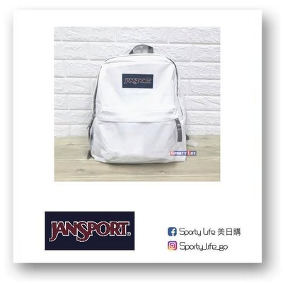 【SL美日購】JANSPORT SUPERBREAK JANSPORT後背包 白色 背包 書包 美國公司貨