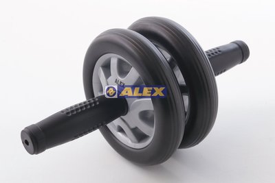 ALEX 體適能 第一品牌 B-21 雙輪式 滾輪 健身 重量訓練 多功能訓練 腹肌 捲腹