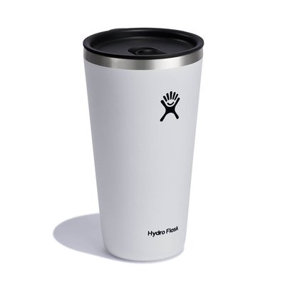【Hydro Flask】28oz 828ml 保溫隨行杯 經典白 滑蓋咖啡杯 保溫杯 保冷杯 保溫瓶 TUMBLER