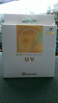 SUNPOWER TOP1 HDMC UV-C400 超薄框 保護鏡 77MM 鈦元素鍍膜鏡片