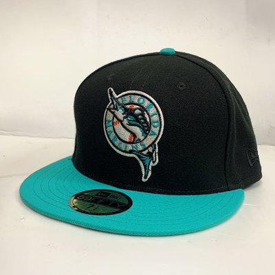 CA-美國職棒【佛羅里達馬林魚】MLB 1993~11年 LOGO隊徽訂製帽-7 1/2 (NEW ERA 非球員帽)