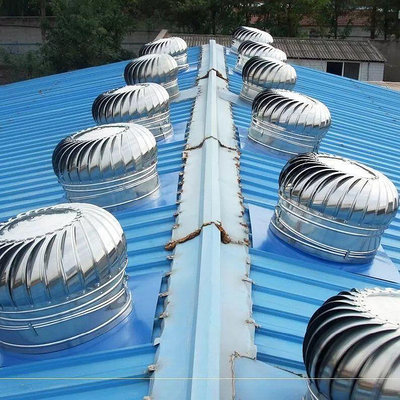 新年 出貨型600自動屋頂通風口透氣帽排氣扇風球大棚換氣扇排風扇圓形
