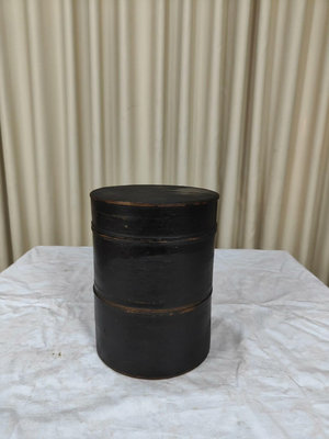 晚清蘇工老竹籃桶以前是用裝的朝珠用的44506【古玩天下】古董 老貨 擺件