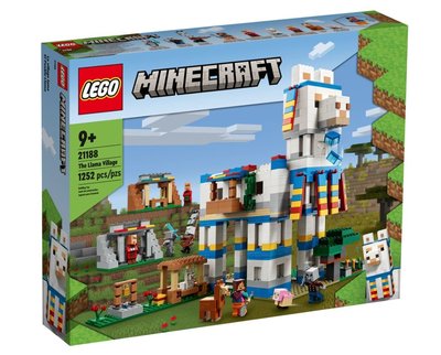 積木總動員 LEGO樂高 21188 Minecraft系列 駱馬村 外盒:48*37.5*9cm 1252pcs
