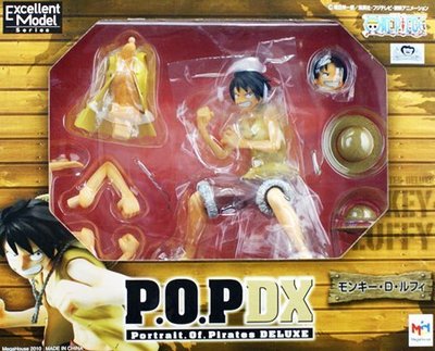 日本正版 POP 海賊王 航海王 NEO-DX 魯夫 模型 公仔 日本代購